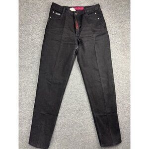 Vintage Posted Jeans Women's 13/14 x L36 Black Denim Relaxed Fit Mom Western